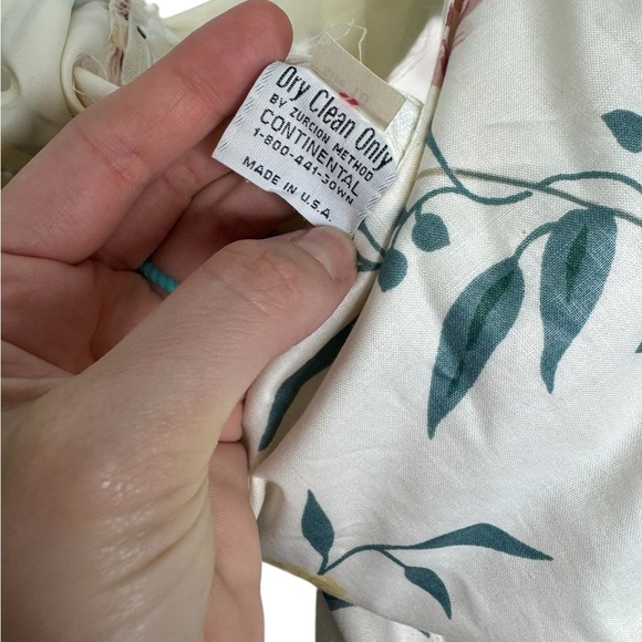 🌸 Vintage 80s‎ Floral Puff Sleeve Prairie Cottagecore Maxi Dress XS Small 🌸 - Picture 4 of 7